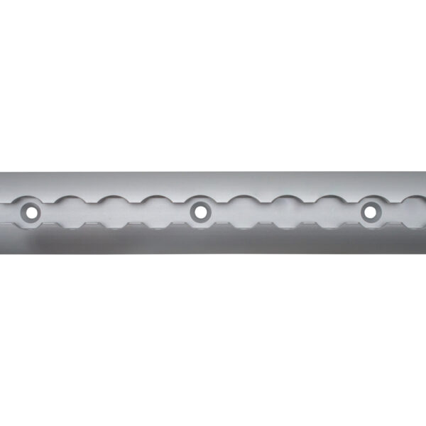 Airlineschiene halbrund, gebohrt, Aluminium eloxiert, 3000 mm – Bild 3