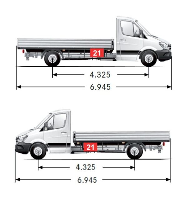 Staubox/Staukasten STB 021MB, passend für MB Sprinter 3,5t, Pritsche ab 2018 – Bild 6