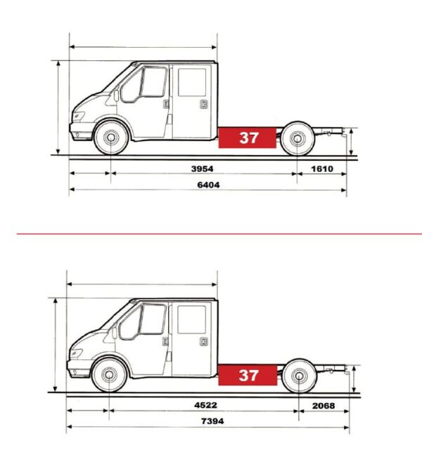 Staubox/Stauksten STB 037, passend für Ford Transit Pritschenwagen ab 2014 – Bild 3