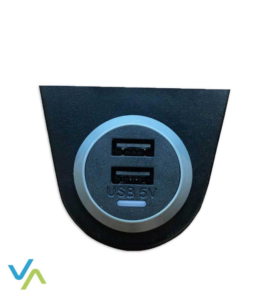 Montagesockel für USB Steckdose – Bild 2