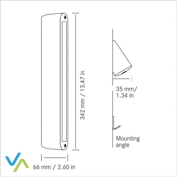 Aufbau-/Umfeldleuchte weiss F-25S coolwhite – Bild 3