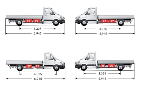 Staubox/Staukasten STB 027MB, passend für MB Sprinter 3,0/3,5t, Pritschenwagen ab 2018 – Bild 5
