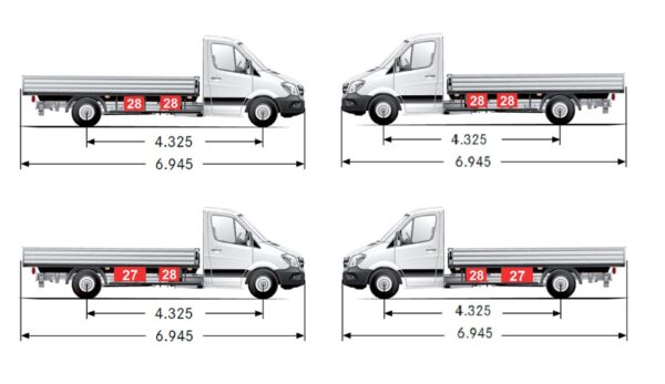 Staubox/Staukasten STB 028MB, passend für MB Sprinter 4,6/5t, Pritschenwagen ab 2018 – Bild 6