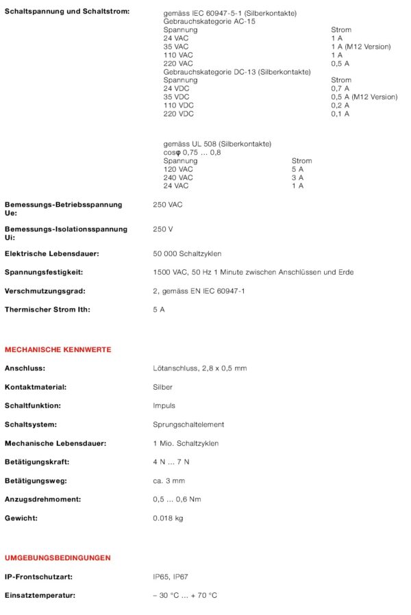 Drucktaster beleuchtet inkl. Piktogramm Umfeldbeleuchtung links – Bild 4