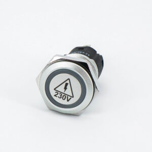 Drucktaster beleuchtet inkl. Piktogramm Inbetriebnahme 230V