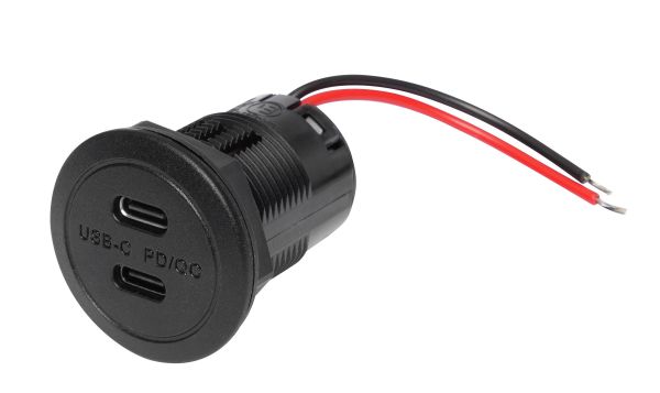 Power USB-C Doppelsteckdose PD/ QC EV ohne LED max 2x 30 W 67371550 1 Power USB-C Doppelsteckdose PD/ QC EV ohne LED max 2x 30 W 67371550